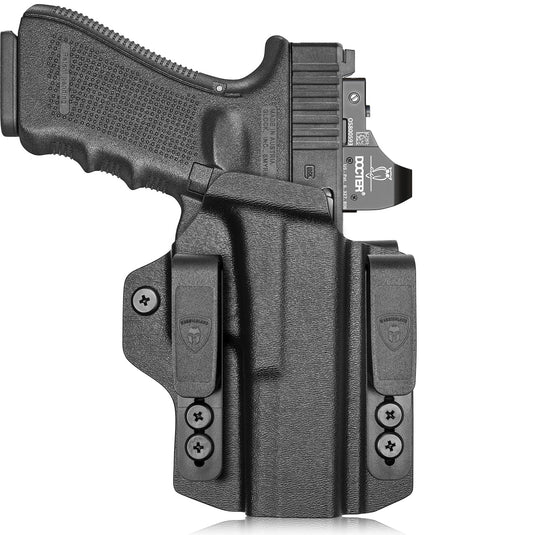 Glock 17 Gen 3-5 & Glock 22/31 Gen 3-4 IWB & OWB Convertible Holster Holsters, Adj Ride Height | Warriorland WARRIORLAND