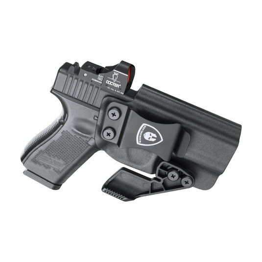 Glock 19/19X IWB Optic Ready Holster with Claw , Metal Belt Clip, 0.06 inch Kydex | Right / left Hand WARRIORLAND