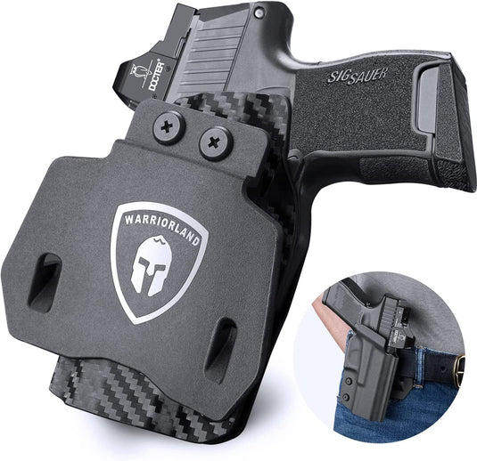 P365 OWB Kydex Holster Fit: Sig P365 / P365 SAS / P365X / P365 XL Pistol, Right Hand | WARRIORLAND