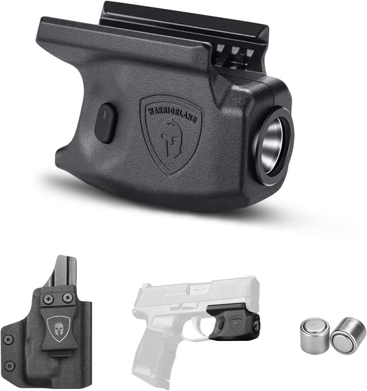 Compact Gun Light for Sig P365 / P365X / P365 XL Pistol, Comes with an IWB Kydex Holster WARRIORLAND