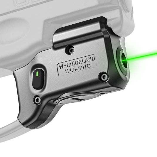 WARRIORLAND Green Laser Sight Tailored Fit Taurus G2C / Taurus G3C / Millennium G2 PT111 & PT140/Taurus G3, Ultra Compact G2C Beam Sight, Gun Sight with Ambidextrous On/Off Switch & Power Indicator, WLS-101G WARRIORLAND
