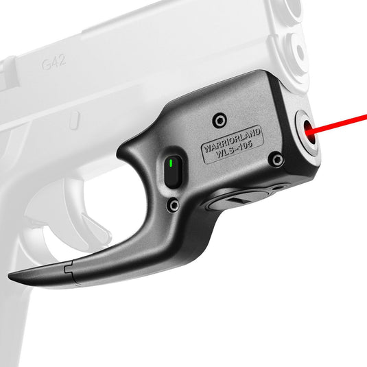 Red Laser Sight Tailored Fit G42 / G43 / G43X / G48, Ultra Compact G43 Beam Sight, Gun Sight with Ambidextrous On/Off Switch & Power Indicator, WLS-105|WARRIORLAND WARRIORLAND