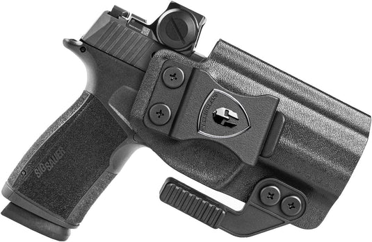 WARRIORLAND IWB Kydex Holster Compatible with Sig P365-XMACRO, Inside Waistband Appendix Conceal Carry, with Claw & Adj. Retention & Cant, Right Hand WARRIORLAND