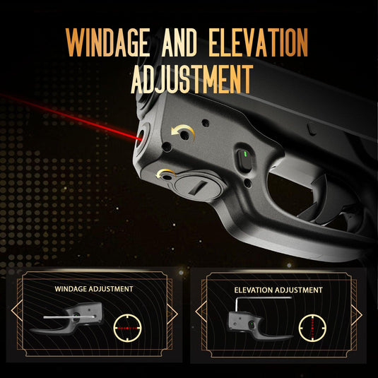 Red Laser Sight Designed to Fit Glock G42 with Holster Combo, Red Beam Sight with Power Indicator, Custom-Made IWB Kydex Holster Right Hand, Windage and Elevation Adjustment, WLS-105|WARRIORLAND WARRIORLAND