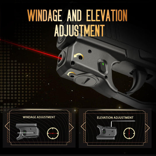 Red Laser Sight and Kydex Holster Combo Tailored Fit P365/P365X/P365XL, Gun Sight with Ambidextrous On/Off Switch & Power Indicator|WARRIORLAND WARRIORLAND