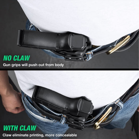 IWB Holster w/ Claw & Optics Cut - Glock17 19 19X 44 45 Gen(1-5) & Glock 23 32 Gen(1-4), Right/Left Hand | WARRIORLAND