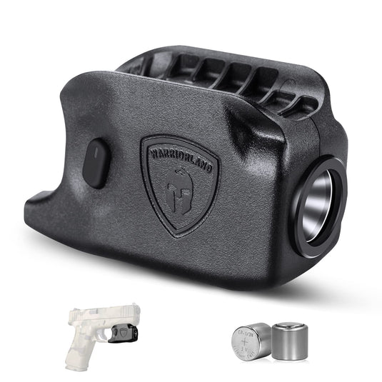 WARRIORLAND Mini Gun Light Compatible with Glock 42 / G43 / G43X (Not Fit G43X MOS) / G48(Not Fit G48 MOS), 150 Lumens G42/43/43X/48 Handgun Light, LED Tactical Light G42/43/48 SL-1 WARRIORLAND