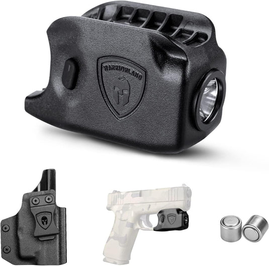 WARRIORLAND Mini Gun Light Compatible with Glock 42 / G43 / G43X (Not Fit G43X MOS) / G48(Not Fit G48 MOS), 150 Lumens G42/43/43X/48 Handgun Light, LED Tactical Light G42/43/48 SL-1 WARRIORLAND