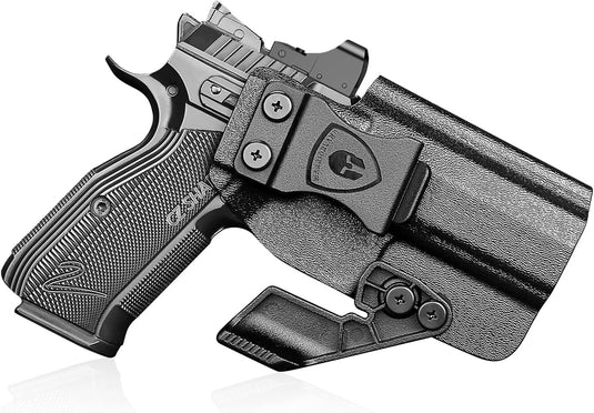 WARRIORLAND IWB Kydex Holster Compatible with CZ Shadow 2 Compact and CZ Shadow 2, Optic Cut & Claw, Inside Waistband Conceal Carry, Adj. Retention & Cant (Right Hand) WARRIORLAND