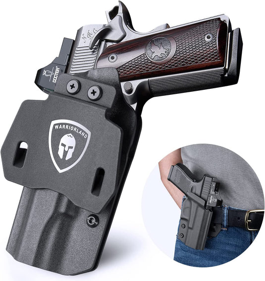 1911 OWB Kydex Holster, Made for 1911 5'' No Rail Pistol, Right Hand | WARRIORLAND WARRIORLAND