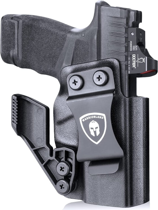 IWB Kydex Holsters with 1.75 Inch Steel Clip Red Dot Cut, Fits Springfield hellcat / hellcat RPD/ hellcat OSP, Right Hand | WARRIORLAND WARRIORLAND