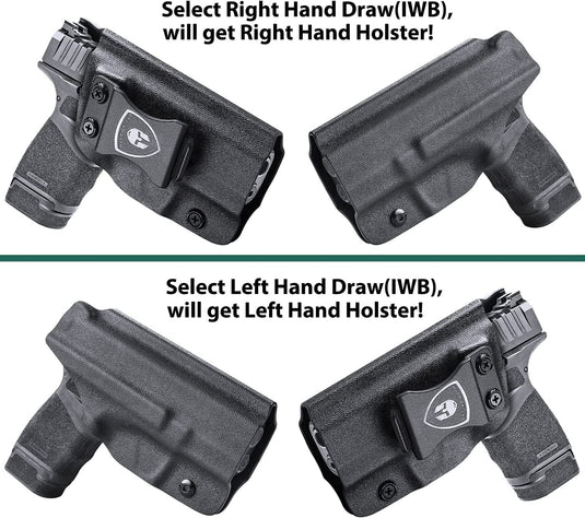 Hellcat IWB Kydex Holster, 3 Colors Optional, Right/Left Hand | WARRIORLAND WARRIORLAND