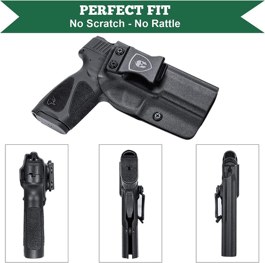 Taurus G3 IWB Kydex Holster, Fits: Taurus G3 / G3 Toro / G3 Tactical, Right/Left Hand | WARRIORLAND WARRIORLAND