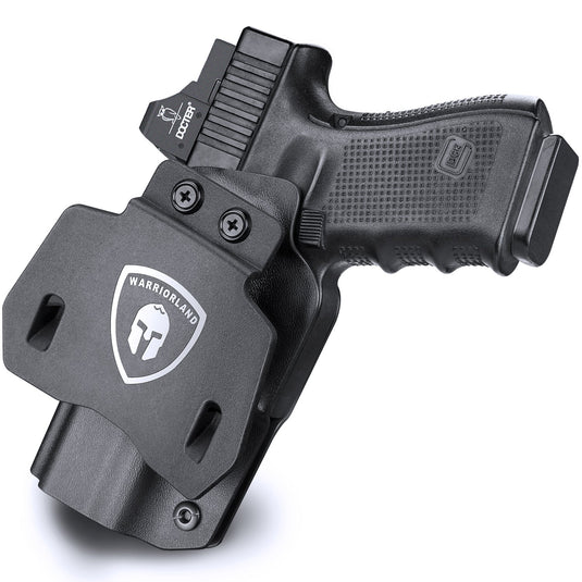 OWB Kydex Holster with Red Dot Sight Cut for Glock 17/19/19X/26/32/44/45 Gen(1-5), Right Hand | WARRIORLAND WARRIORLAND