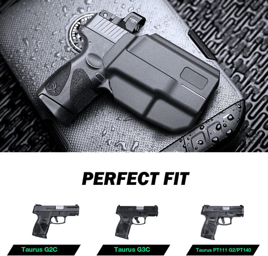OWB Polymer Holster Thumb Release for Taurus G2C/G3C/PT111 Millennium G2/PT140, Right Hand | WARRIORLAND WARRIORLAND