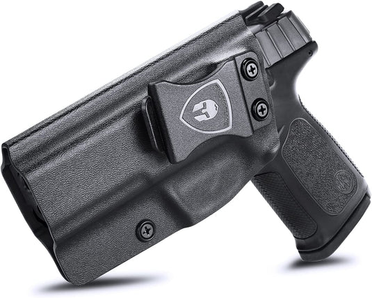 SD9VE Holster & SD40VE Holster, IWB Kydex Holster Fit: S&W SD9 VE / SD40 VE Pistol, Inside Waistband Concealed Carry Holster, Adj. Cant & Posi-Click Retention, Right/Left Hand Option | WARRIORLAND WARRIORLAND