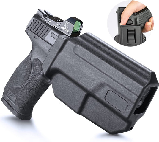 OWB Polymer Holster Thumb Release for M&P 9mm 3.6/4.0/4.25 Inch & SD9 VE, Right Hand | WARRIORLAND WARRIORLAND
