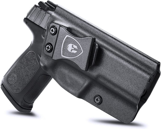 SD9VE Holster & SD40VE Holster, IWB Kydex Holster Fit: S&W SD9 VE / SD40 VE Pistol, Inside Waistband Concealed Carry Holster, Adj. Cant & Posi-Click Retention, Right/Left Hand Option | WARRIORLAND WARRIORLAND
