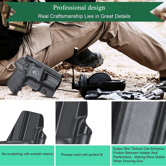 SCCY 9mm CPX1 CPX2 IWB Kydex Holster, Right/Left Hand | WARRIORLAND