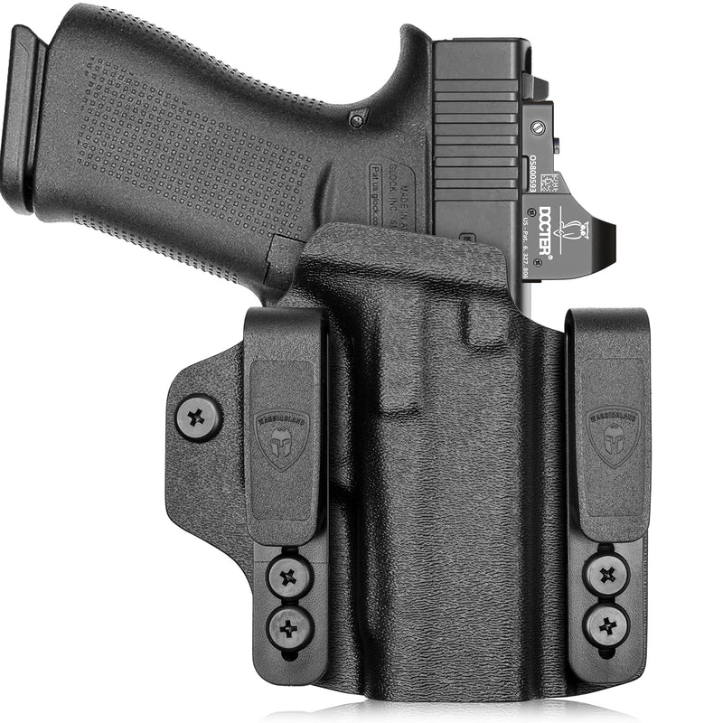 Load image into Gallery viewer, Glock 43/43X/MOS, IWB / OWB Convertible Holster Holsters, Optic Ready, Adj. Ride Height, Right Hand | Warriorland
