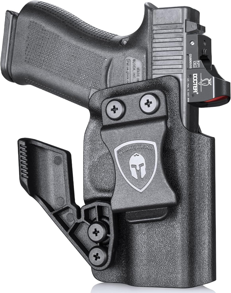 Load image into Gallery viewer, IWB Kydex Holster Fit Glock 43 / Glock 43X / Glock 43X MOS Pistol, Claw &amp; Optic Cut, Conceal Carry for Fat Guys, Right Hand | WARRIORLAND
