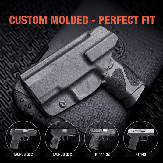Taurus G2C / G3C / Millennium G2 PT111 / PT140 - IWB Kydex Holster, 4 Colors, Right/Left Hand | WARRIORLAND