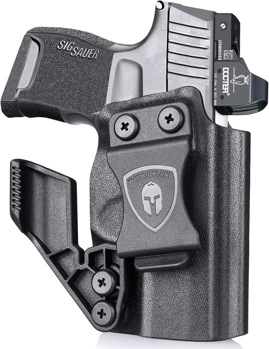 Sig Sauer P365XL Clear / Black IWB Holsters with Claw Red Dot Optics Cut  , Right Hand | WARRIORLAND