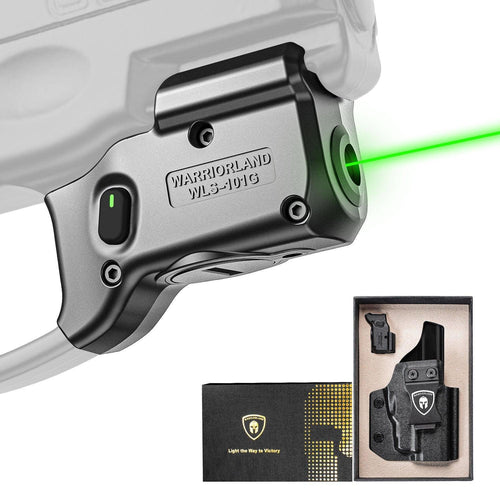 Green Laser Sight and Kydex Holster Combo Tailored Fit Taurus G2C/G3C/PT111 Millennium G2/PT140, Ultra Compact G2C Beam Sight, Gun Sight with Ambidextrous On/Off Switch & Power Indicator|WARRIORLAND