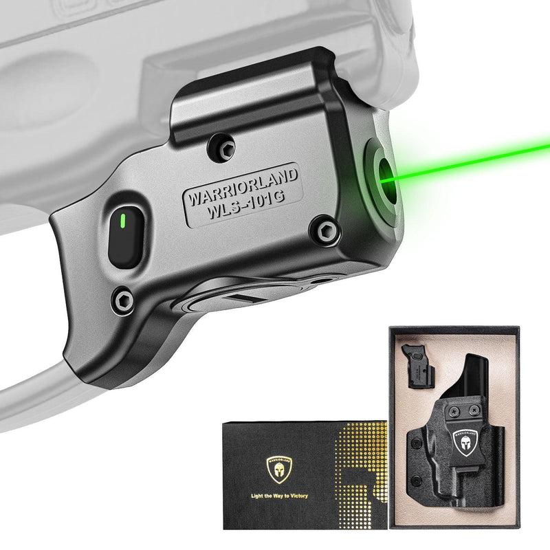 Load image into Gallery viewer, Green Laser Sight and Kydex Holster Combo Tailored Fit Taurus G2C/G3C/PT111 Millennium G2/PT140, Ultra Compact G2C Beam Sight, Gun Sight with Ambidextrous On/Off Switch &amp; Power Indicator|WARRIORLAND
