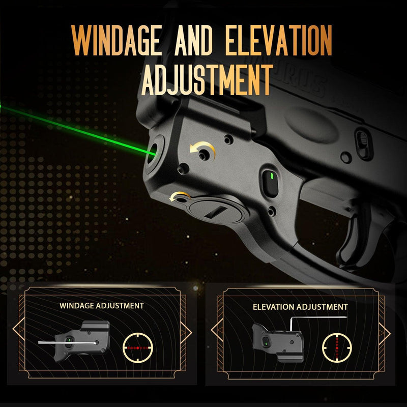 Load image into Gallery viewer, Green Laser Sight and Kydex Holster Combo Tailored Fit Taurus G2C/G3C/PT111 Millennium G2/PT140, Ultra Compact G2C Beam Sight, Gun Sight with Ambidextrous On/Off Switch &amp; Power Indicator|WARRIORLAND
