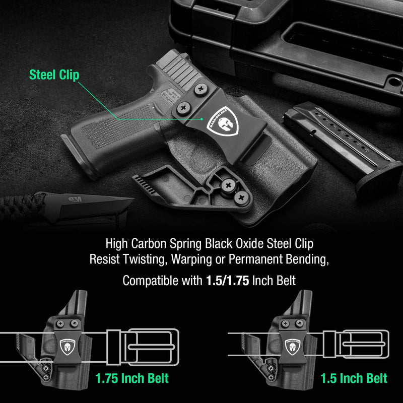 Load image into Gallery viewer, Glock 43 / 43X IWB Holster w/ Claw &amp; Optic Cut, Right Hand | WARRIORLAND
