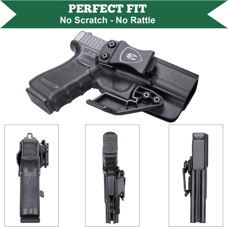 Load image into Gallery viewer, IWB Holster w/ Claw &amp; Optics Cut - Glock17 19 19X 44 45 Gen(1-5) &amp; Glock 23 32 Gen(1-4), Right/Left Hand | WARRIORLAND
