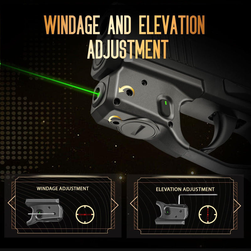 Load image into Gallery viewer, Green Laser Sight and Kydex Holster Combo Tailored Green Fit Sig Sauer P365 / P365X / P365XL, Ultra Compact P365 Beam Sight, Gun Sight with Ambidextrous On/Off Switch &amp; Power Indicator|WARRIORLAND
