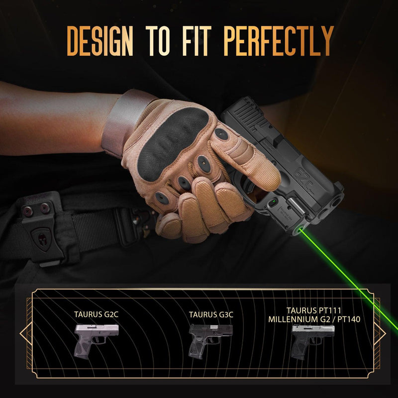 Load image into Gallery viewer, WARRIORLAND Green Laser Sight Tailored Fit Taurus G2C / Taurus G3C / Millennium G2 PT111 &amp; PT140, Ultra Compact G2C Beam Sight, Gun Sight with Ambidextrous On/Off Switch &amp; Power Indicator, WLS-101G
