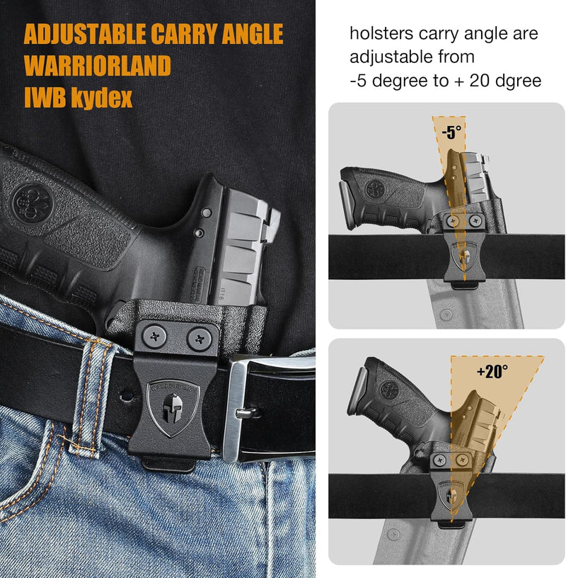 Load image into Gallery viewer, WARRIORLAND IWB Kydex Holster Compatible with Beretta APX Full Size Adjustable Cant &amp; Retention Concealed Carry Posi-Click Lock Right Hand
