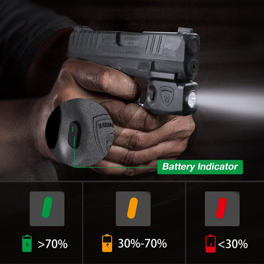 Hellcat Handgun Light, 150 Lumens Tatical Light with Kydex Holster Com ...