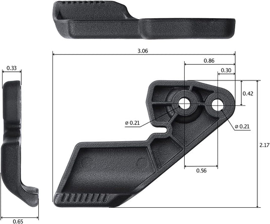 Holster Claw Kit, Light Concealment Wing for IWB Holsters, Claw with Hardware Kit, Right Hand Claw