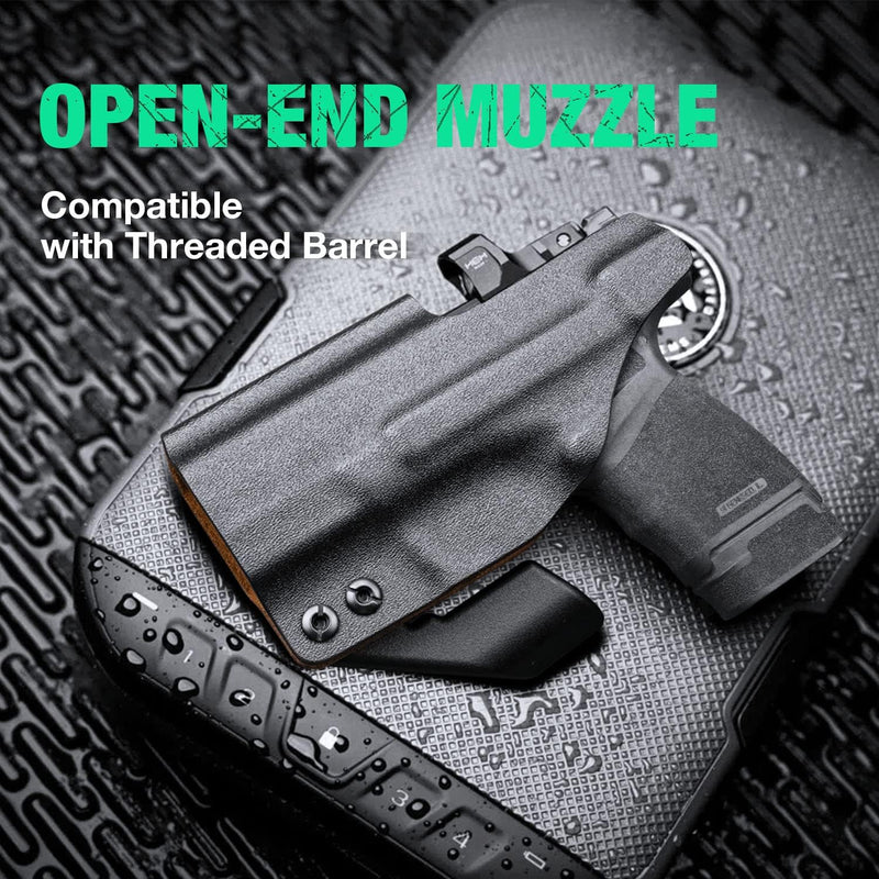 Load image into Gallery viewer, Sig Sauer P365/P365SAS/P365X(Not Fit XMacro) IWB Hybrid Holster, Kydex with Leather Lined, Optic Cut, Right Hand | WARRIORLAND
