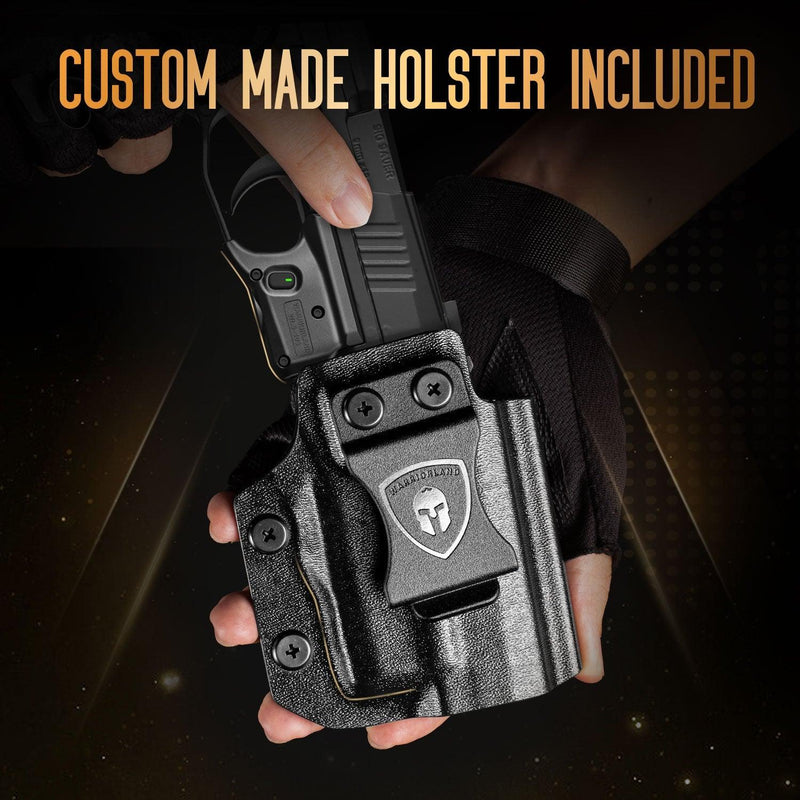 Load image into Gallery viewer, Red Laser Sight and Kydex Holster Combo Tailored Fit P365/P365X/P365XL, Gun Sight with Ambidextrous On/Off Switch &amp; Power Indicator|WARRIORLAND
