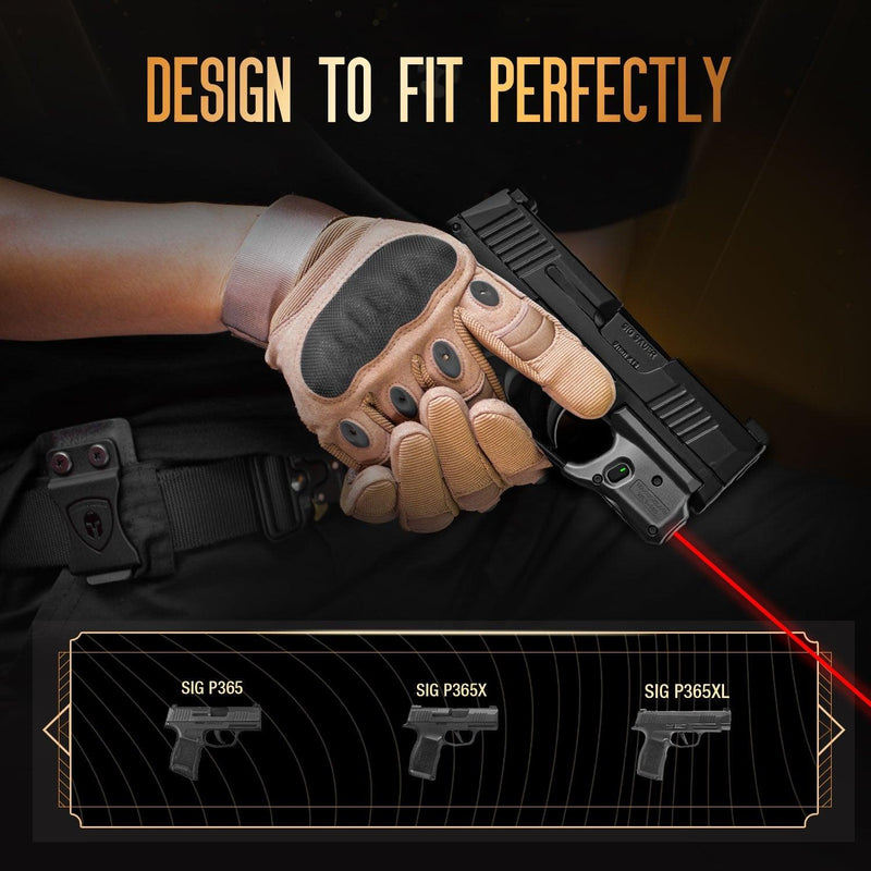 Load image into Gallery viewer, Red Laser Sight and Kydex Holster Combo Tailored Fit P365/P365X/P365XL, Gun Sight with Ambidextrous On/Off Switch &amp; Power Indicator|WARRIORLAND
