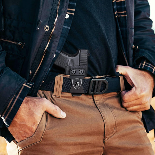 WARRIORLAND IWB Kydex Holster for Glock 43X MOS / 48 MOS with TLR-7X Sub or TLR-7 HL-X Sub – Optic Cut | Full Sweat Guard | Posi-Click Retention | Adj. Cant & Retention, Right Hand