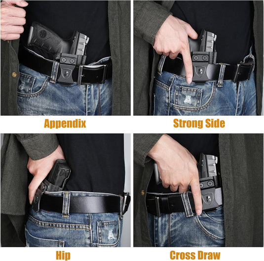 WARRIORLAND IWB Kydex Holster Compatible with Beretta APX Full Size Adjustable Cant & Retention Concealed Carry Posi-Click Lock Right Hand