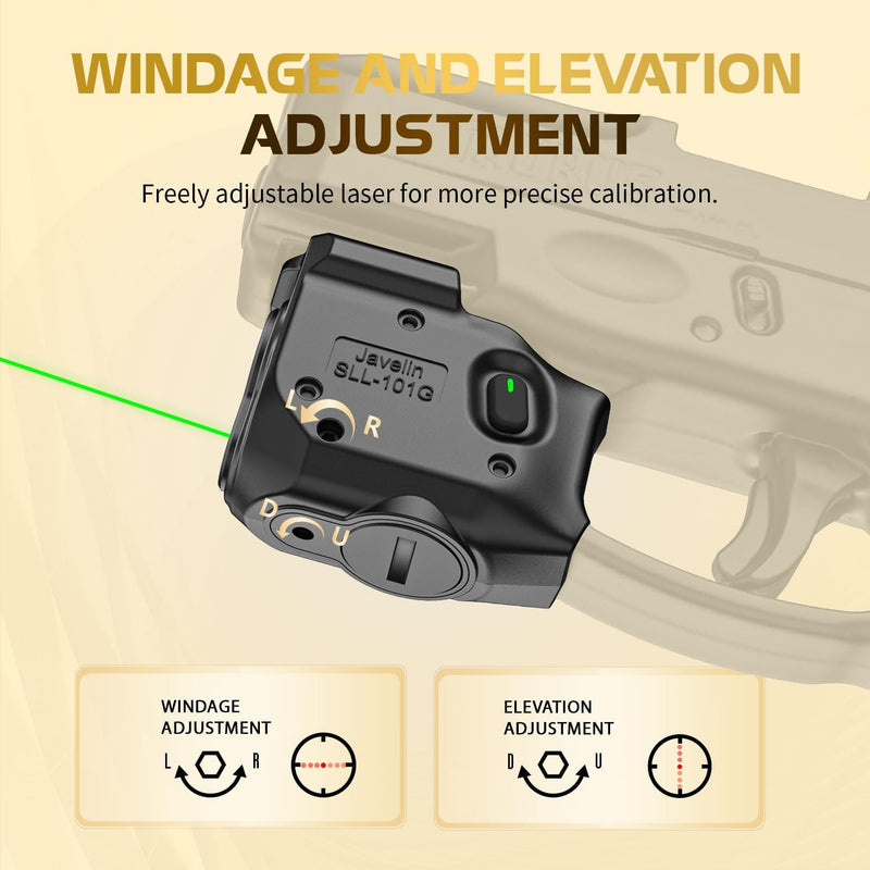 Load image into Gallery viewer, WARRIORLAND Pistol Light Laser &amp; Holster Fit for Taurus G2C/ G3C/ PT111 G2 / PT140 G2, Compact 150-Lumen Trigger Mounted Tactical Weapon Light with Green Laser White LED &amp; IWB Holster, Power Indicator
