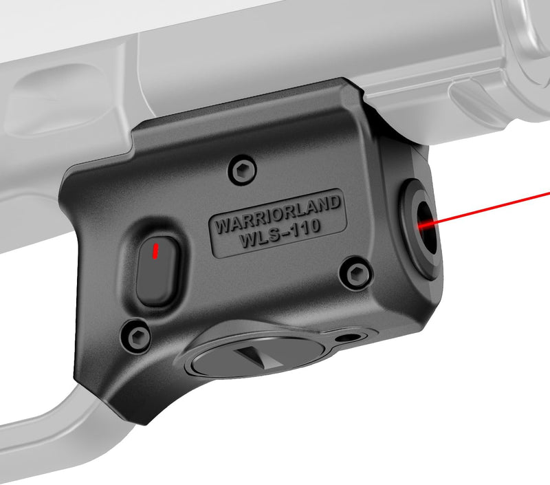 Load image into Gallery viewer, WARRIORLAND Red Trigger Laser Fit for Hellcat Pro - Compact &amp; Lightweight Trigger Mounted Tactical Weapon Light with Battery Indicator and Ambidextrous Switch, WLS-110
