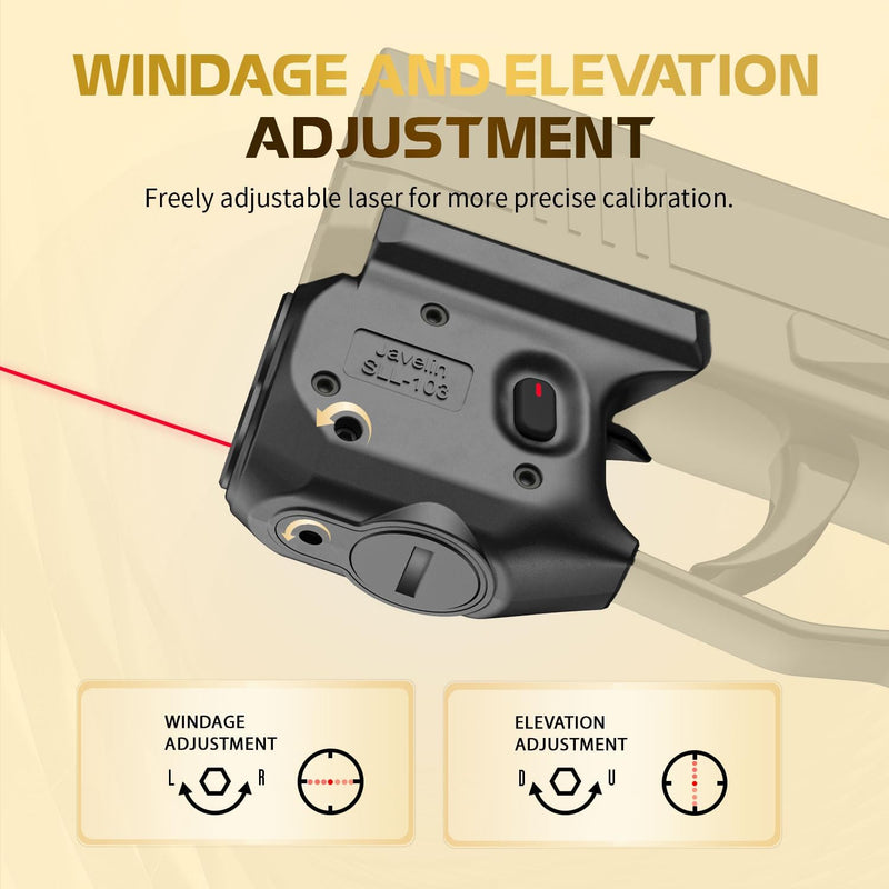 Load image into Gallery viewer, WARRIORLAND Pistol Light Laser &amp; Holster Fit for Sig P365/ P365X/ P365XL, Compact 150-Lumen Trigger Mounted Tactical Weapon Light with Red Laser White LED Flashlight &amp; IWB Holster, Power Indicator
