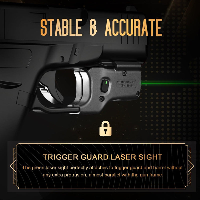 Load image into Gallery viewer, Green Laser Sight Tailored Fit G43X MOS / 48 MOS, Ultra Compact G43X MOS Beam Sight, Gun Sight with Ambidextrous On/Off Switch &amp; Power Indicator, WLS-100G|WARRIORLAND
