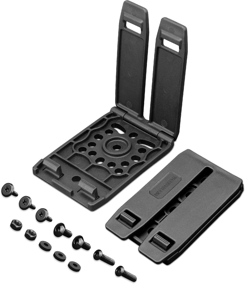 Load image into Gallery viewer, MOLLE Holster &amp; Mag Pouch Adapter (3-Inch) - WARRIORLAND Heavy-Duty Tactical Clip for Holsters, Pouches, Taser X7/X26P, Sheaths &amp; Backpacks, w/Mount Screw &amp; Nut Kit, 1 Pack
