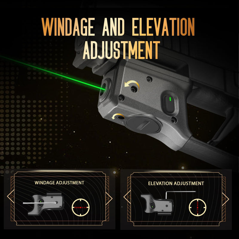 Load image into Gallery viewer, WARRIORLAND Green Laser Light and Holster Fit for Sig P365X-Macro - Compact Lightweight Trigger Laser with Battery Indicator, Includes Custom Right-Hand IWB Concealed Carry Kydex Holster, WLS-109G-HW1
