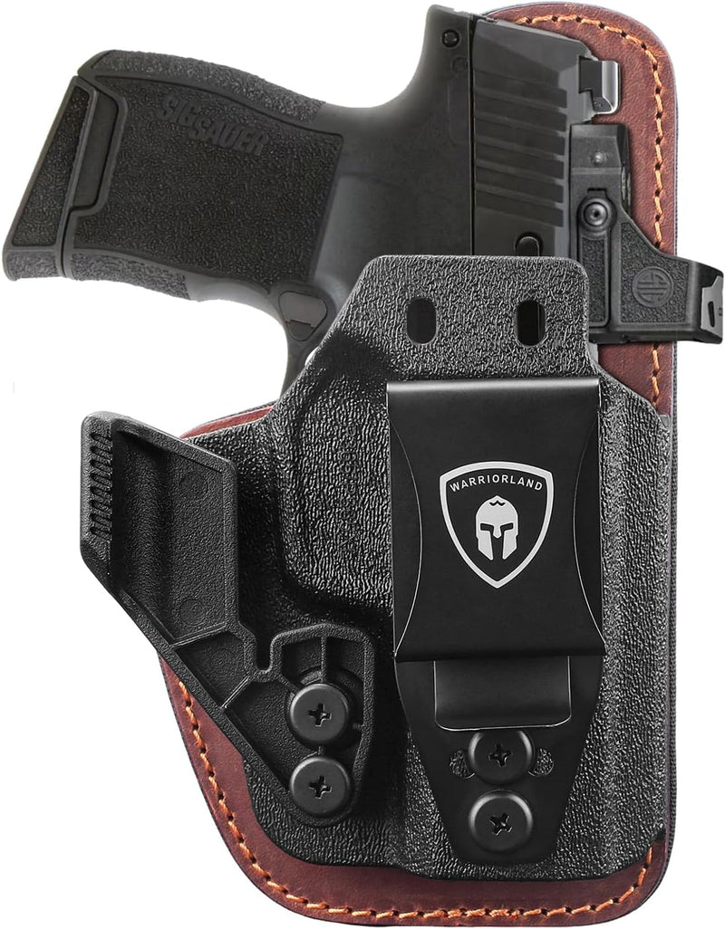 Load image into Gallery viewer, Sig P365 / P365X / P365 XL IWB Hybrid Holster - WARRIORLAND Optic-Ready Concealed Carry, Adj. Height/Cant/Retention, Ultimate Comfort, Right Hand
