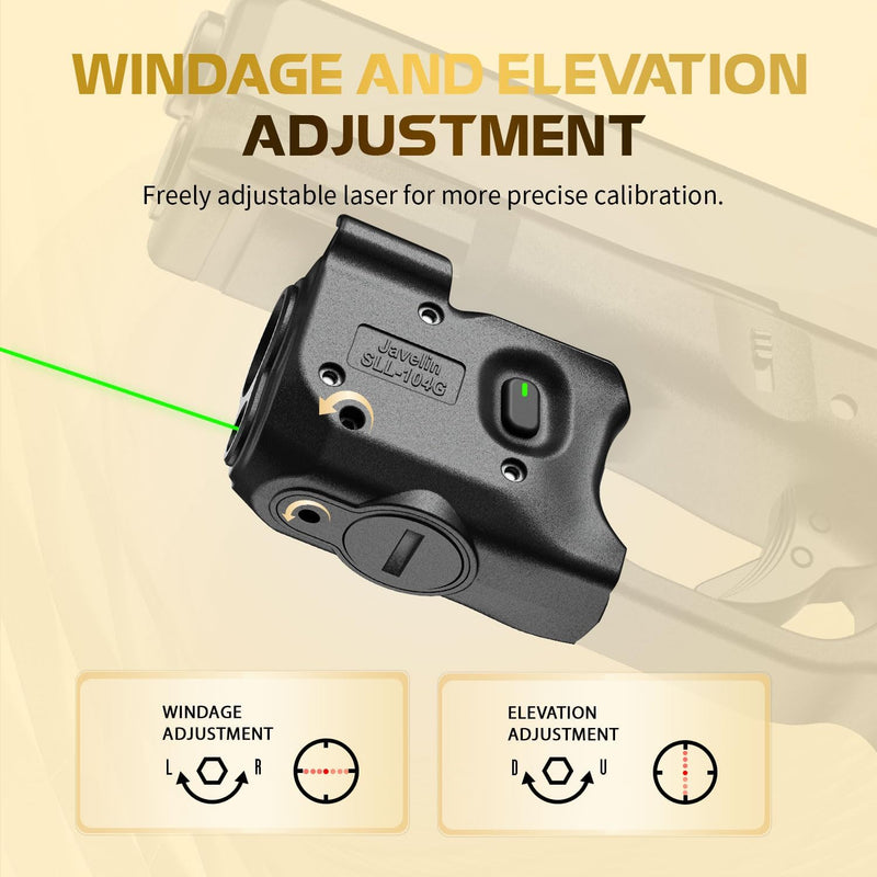 Load image into Gallery viewer, WARRIORLAND Pistol Light Laser &amp; Holster Fit for Glock 17/19 Gen 3-5, Glock 22/23/31/32 Gen 3-4 &amp; Glock 19X/44/45, Compact 150-Lumen Trigger Tactical Light with Green Laser White LED &amp; IWB Holster
